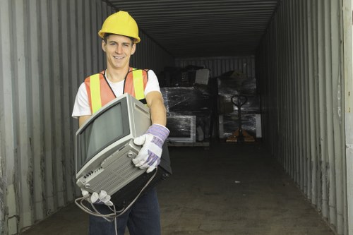 Responsible disposal practices during flat clearance in Queens Park