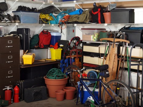 Commercial space being cleared by a home clearance team